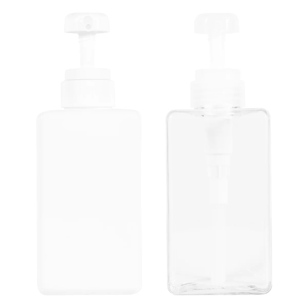 

2Pcs 450Ml Hand Pump Bottle Lightweight Travel Dispenser for Liquid Soap Body Lotion Essential Oils Camping Outdoor Use