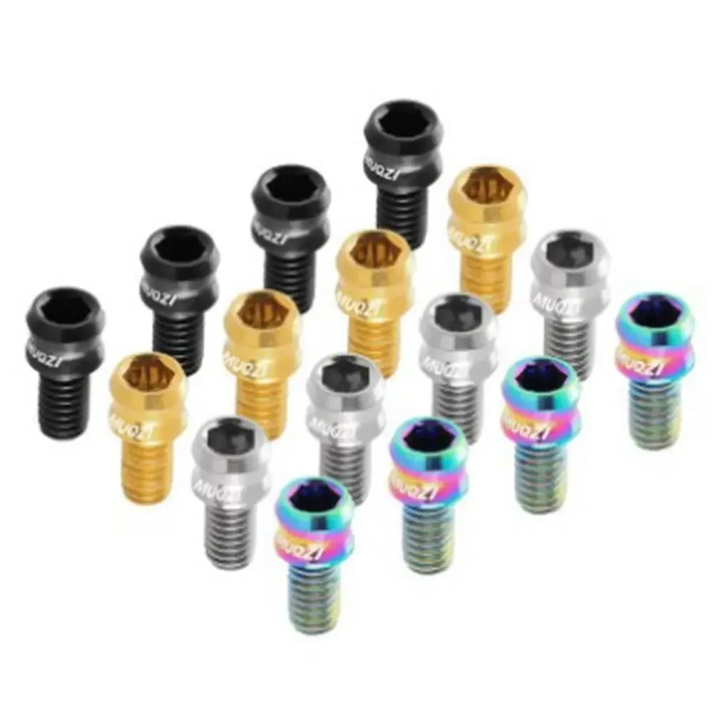 

New MUQZI MTB V Brake Titanium Road Bike Screw Front Rear Derailleur Outdoor Cycling Accessories