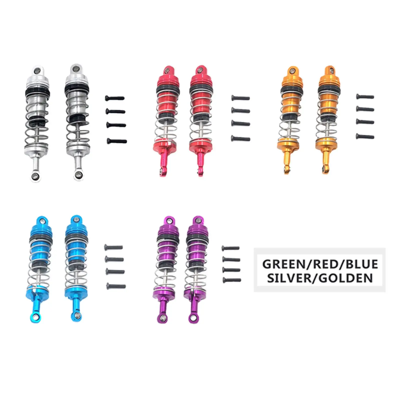 Set of Rear Shock Absorber Spare for Spielzeug 124018 124019 144001 Car