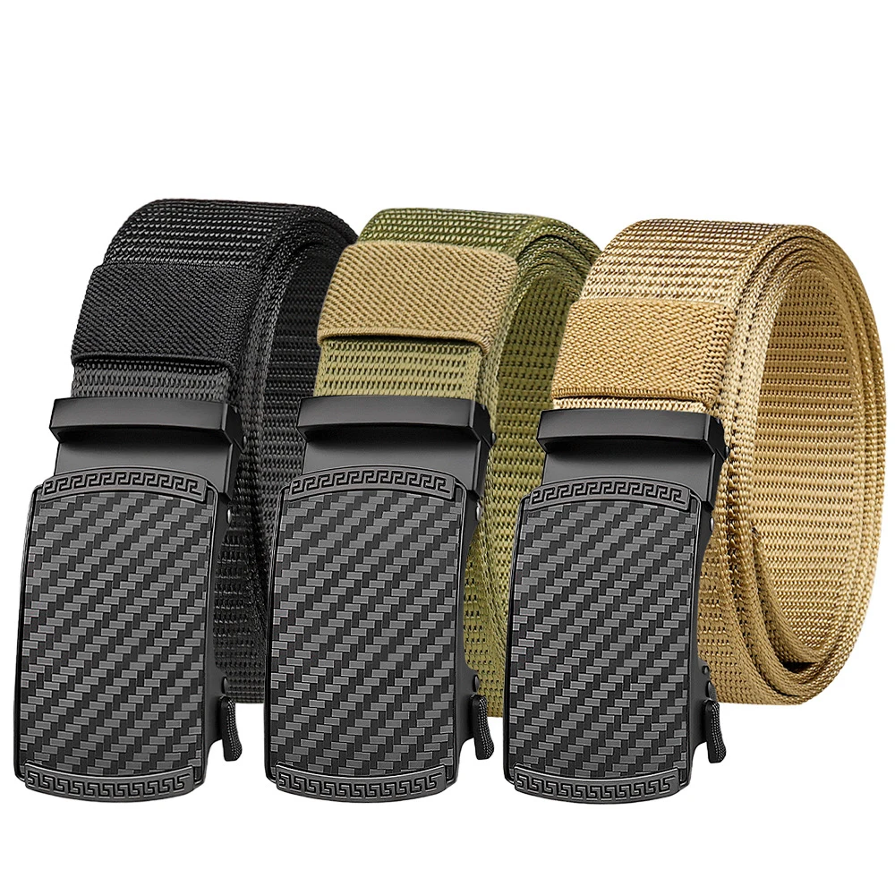 Automatic Buckle Nylon Belt Male Army Tactical Belt Mens Military Waist Belts High Quality Strap gigididi automatic mechanical watch male american stainless steel scratch proof waterproof diving watch business leisure watch