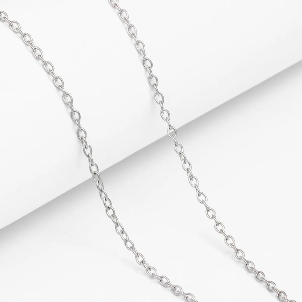 

1 шт., блестящий циркон, жемчужный цветок, цепочка на шею, серебряный металлический кулон с луной, легкое простое колье для женщин, вечерние, повседневная одежда