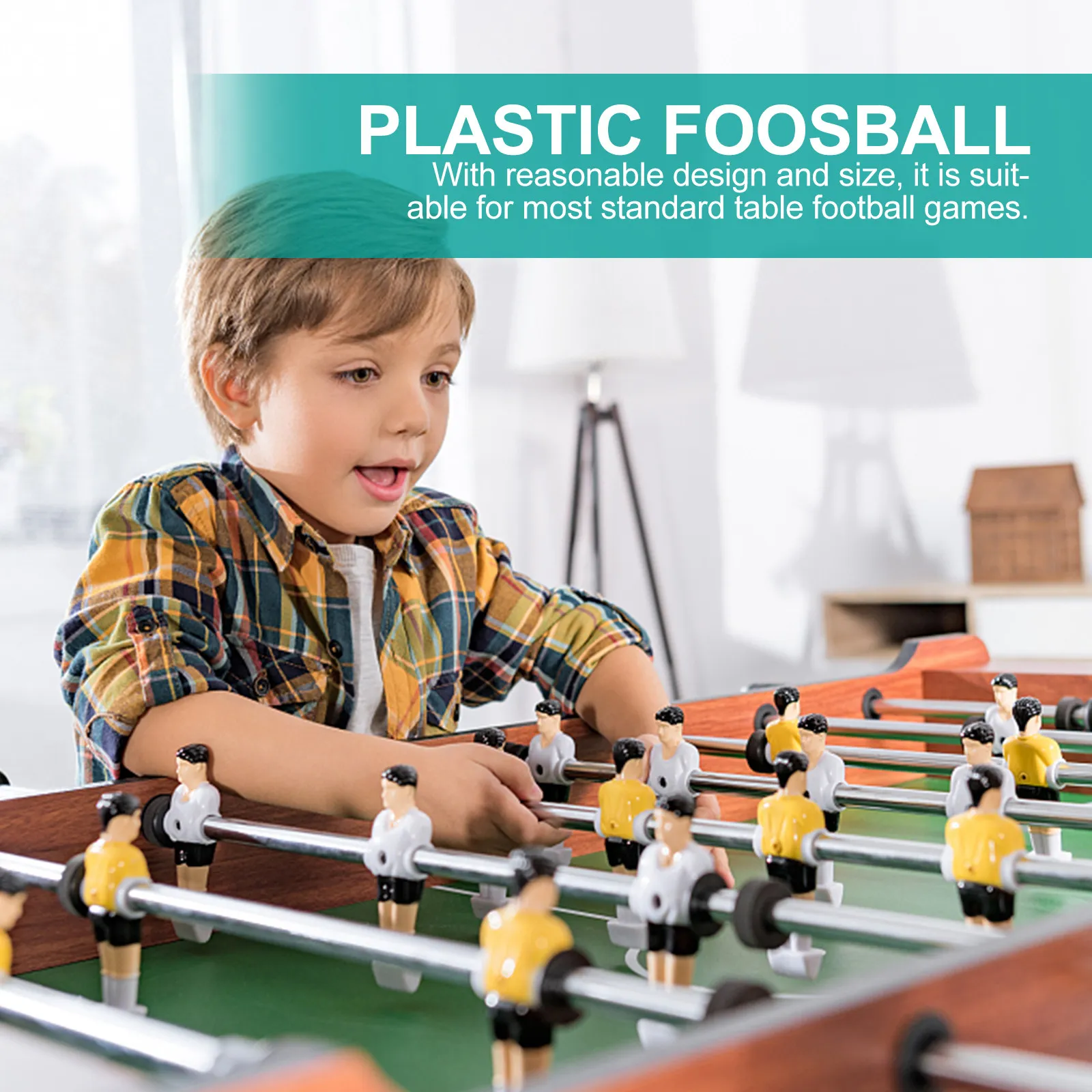 

10Pcs Table Football Plastic Balls Replacement Colorful Mini Foosball Accessories Suitable for Standard Table Soccer Game