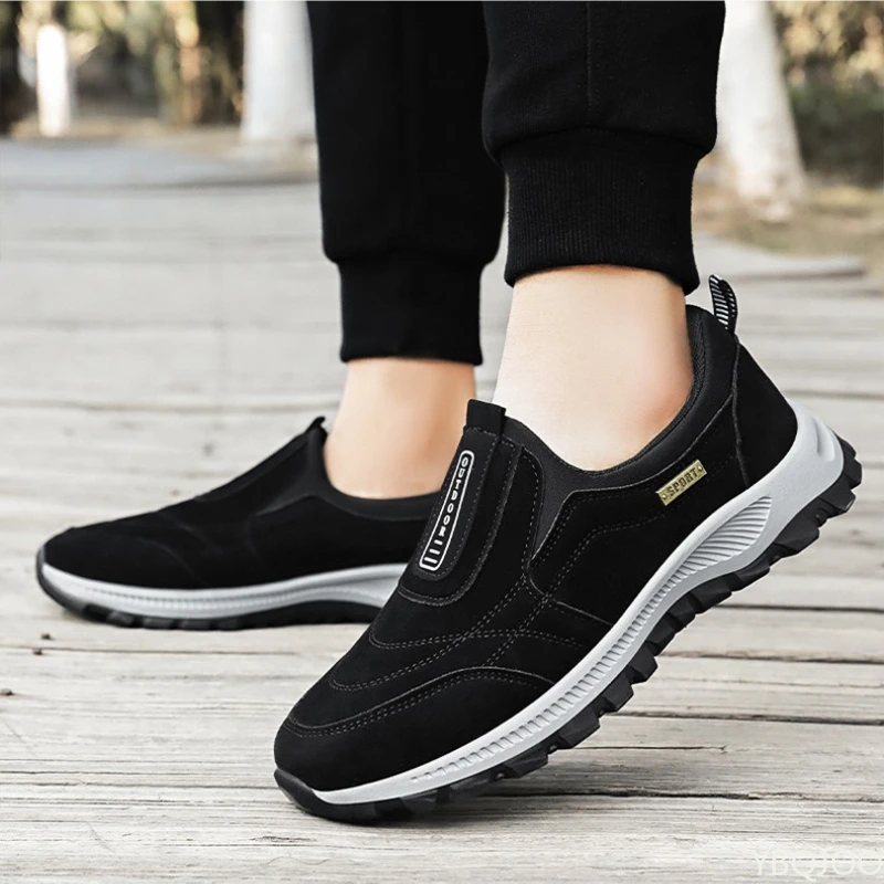 Large Size Spring Autumn Fashion New Breathable Casual Comfortable Men's Shoes Versatile, Lightweight Flat Sports Men's Shoes