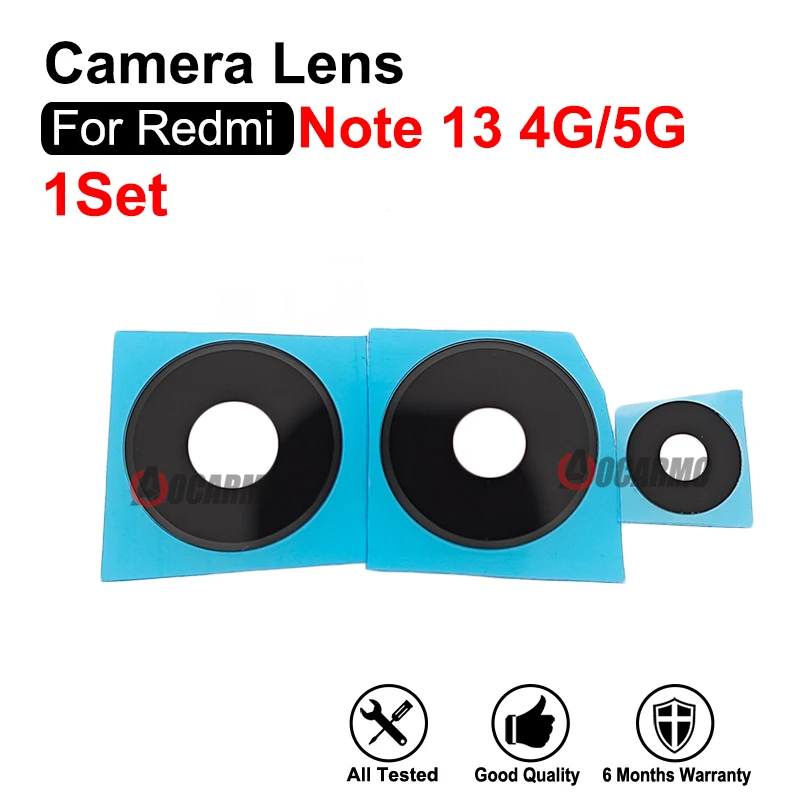 

For Xiaomi Redmi Note 13 4G 5G 13Pro+ Plus Rear Back Camera Lens Replacement Repair Part