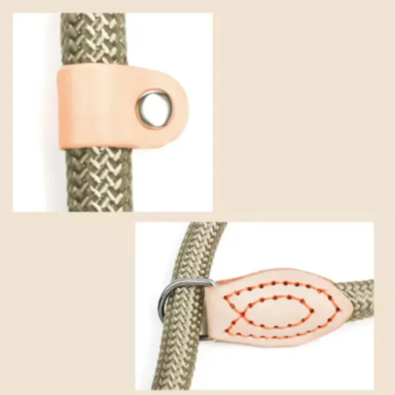 Neue Hundeleine, Slip-Leine, Robuste Geflochtene Seilleine mit Verstellbarem Schlaufenhalsband, Trainingsleine für Kleine und Mittelgroße Hunde – Detail 9