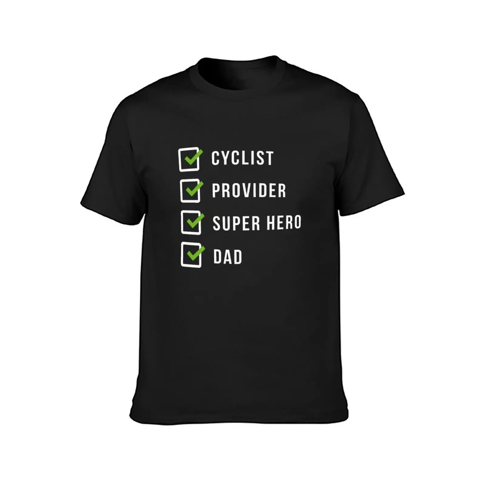 Fietser Vader Vader Grappige Papa Bikes Fietsen Cool T-Shirt Customizeds Sneldrogende Blanks Effen Zwarte T-Shirts Mannen