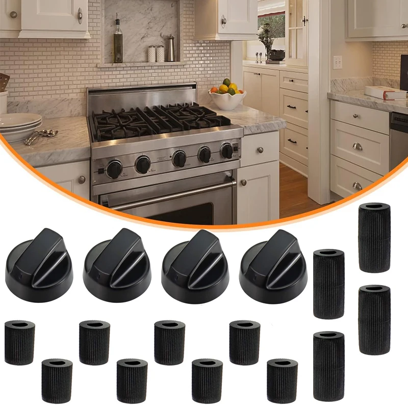 4 шт., сменный переключатель для газовой плиты, внутренний диаметр 6 мм 8 мм, ручка для духовки, запасная часть WT03