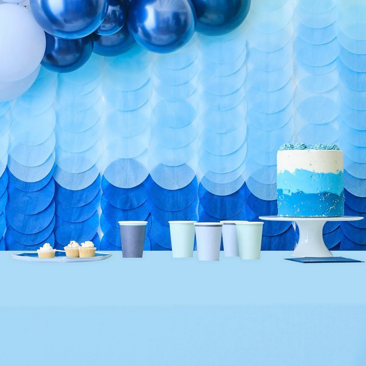 1/5 Stück mehrfarbige Einweg-Kunststoff-Tischdecke, 137 x 183 cm, rechteckige Tischdecke für Geburtstag, Hochzeit, Veranstaltungen, Party-Dekoration – Detail 5