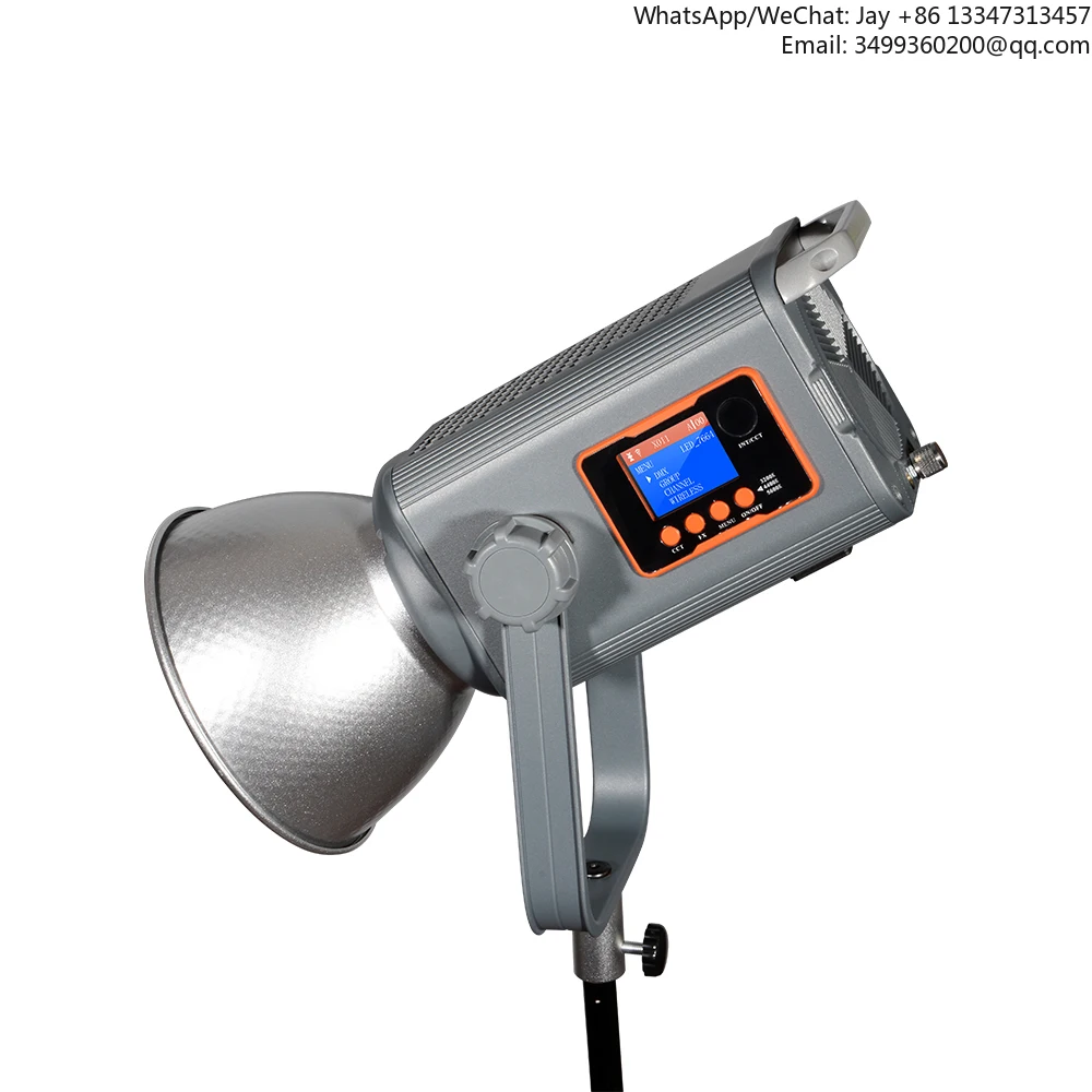 

2026 ZR-300BI LED Cob Light 300W Point Source Light Video Studio Photography Lighting For Live Streaming