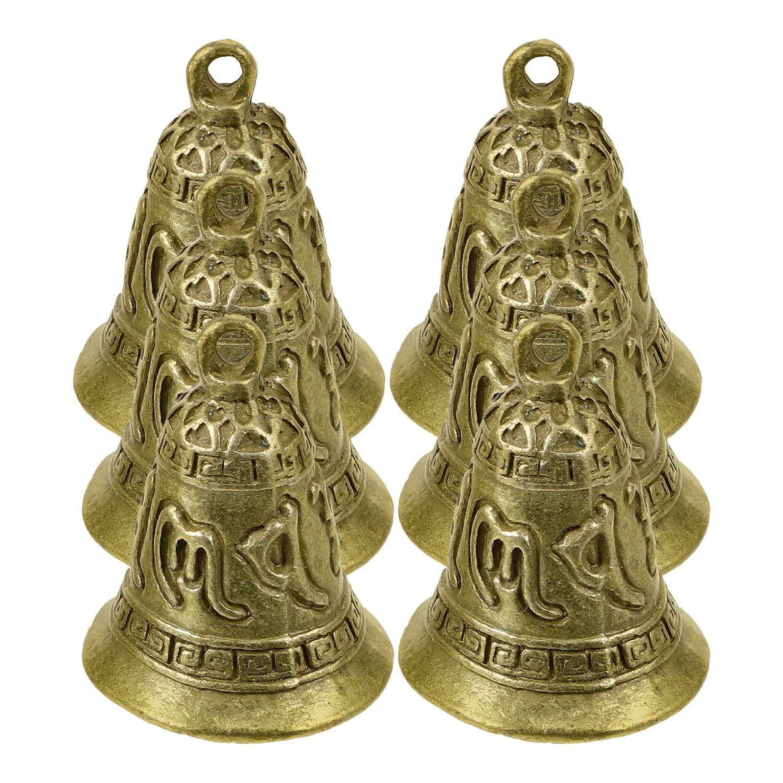 

6Pcs Retro Style Small Metal Bell Hanging Charms Craft Bells for DIY Wedding Holiday Decor Craft Bells for DIY Making