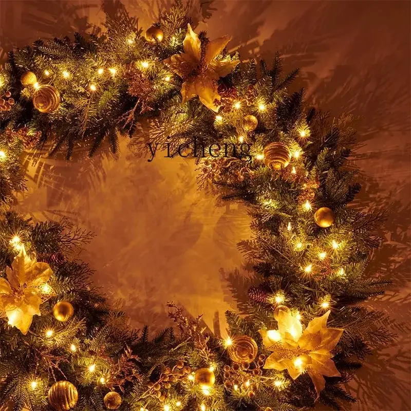 L7-15 Christmas Gift Christmas Wreath 50-80CM Rattan 2.7M Combination Set Shopping Mall Hotel Scene Layout