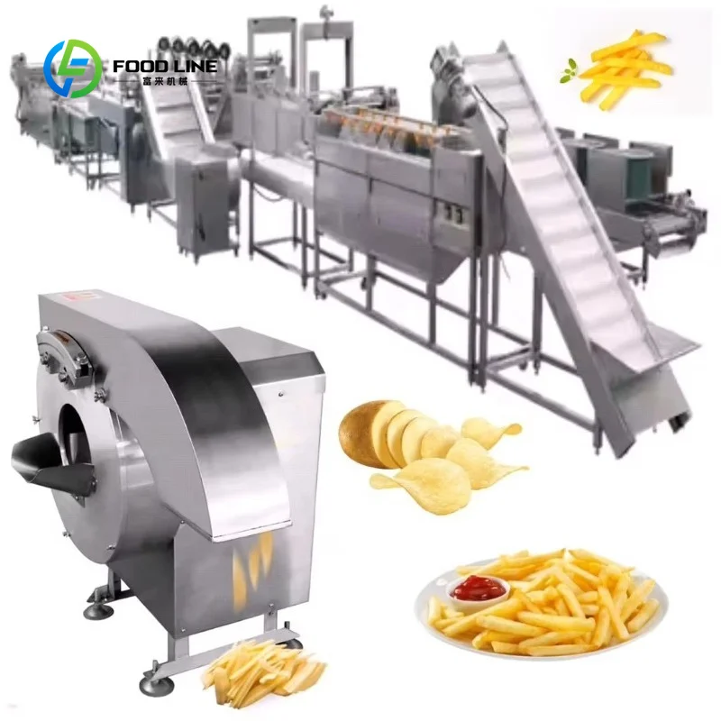 Customized Best-selling Automatic Frozen French Fries and Potato Chips Production Line&freeze French Fries Production Line