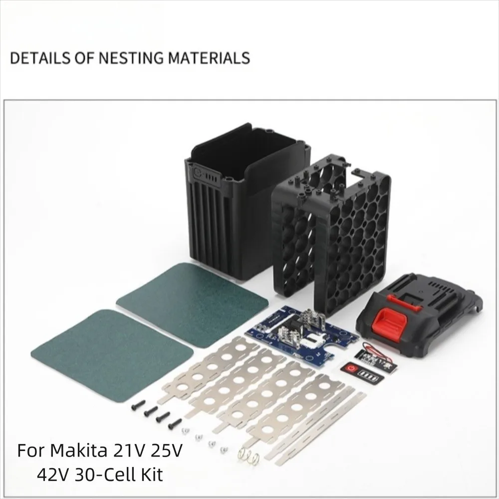 21V25V42V Lithium Battery Pack Case Large Capacity 18650 Lithium Battery Battery Pack Accessories Protection Circuit PCB Board