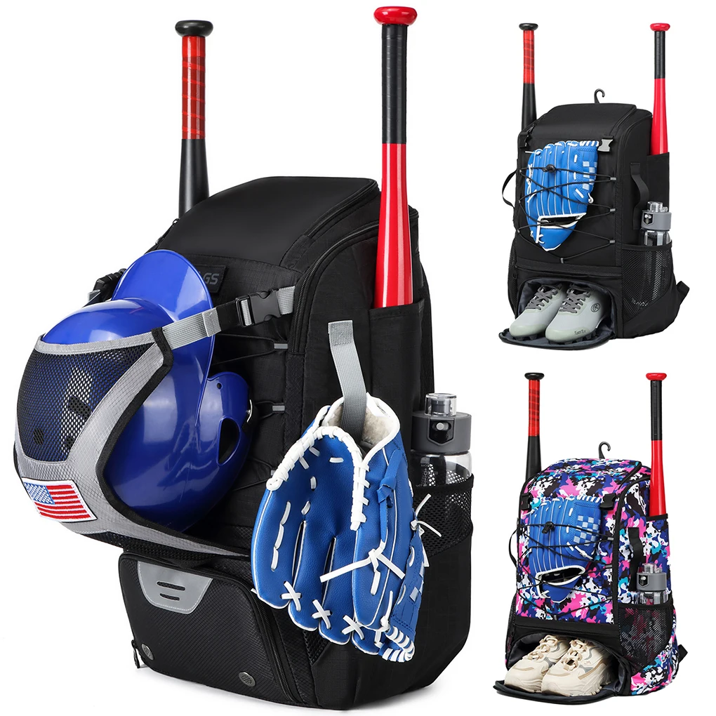 Softball Bag com bolsos molhados, leve e confortável, durável e impermeável, alta qualidade