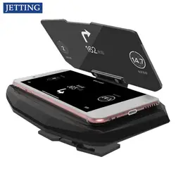 Hot 1pc Car Bracket HUD Head Up Navigation Display Phone Smartphone Holder Mount GPS Projector Reflection Board Panel