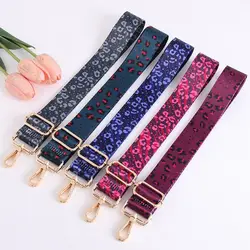 Women Fashion Bag Strap Detachable Embroidered Shoulder Bag Strap Adjustable Replacement Belts Handbag Strap Bag Accessories