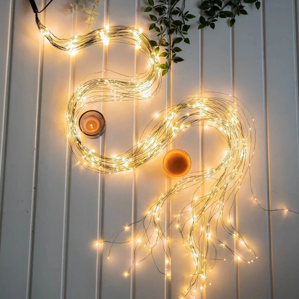 

Christmas Led Fairy String Outdoor Garden Decoration Lights Garland Lights Waterproof Wedding Decoration Personalized House DIY