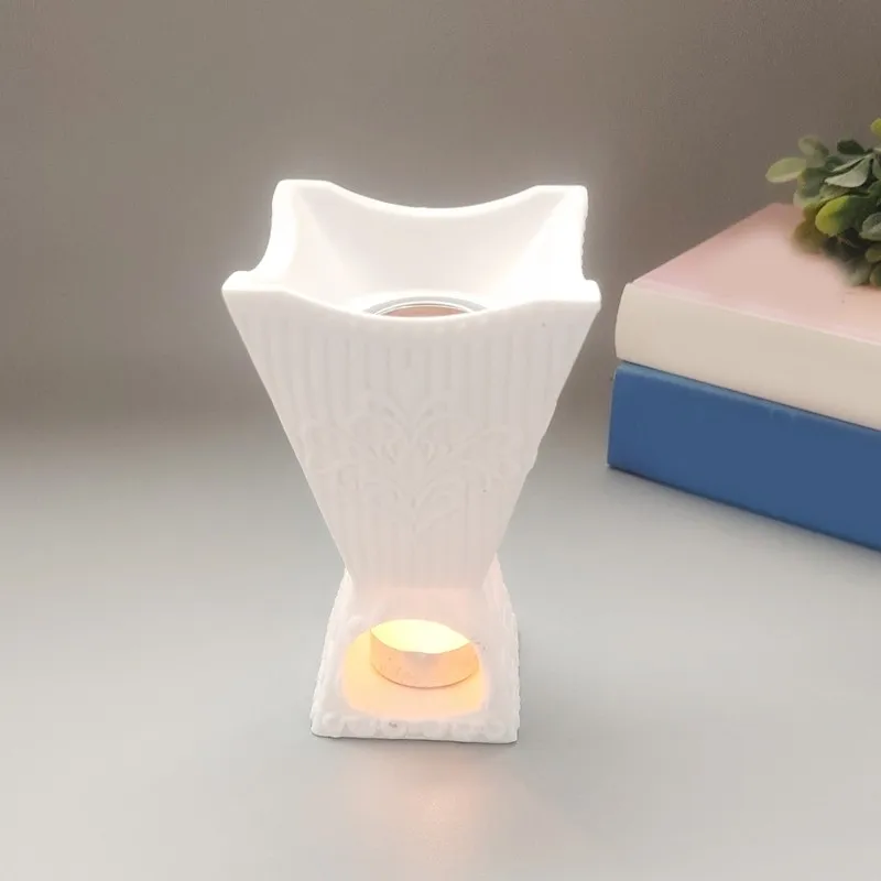 New Shown-Modern Square Corner Holy Grail Incense Burner Light Luxury Aromatherapy Burner Home Living Room Desktop Decoration
