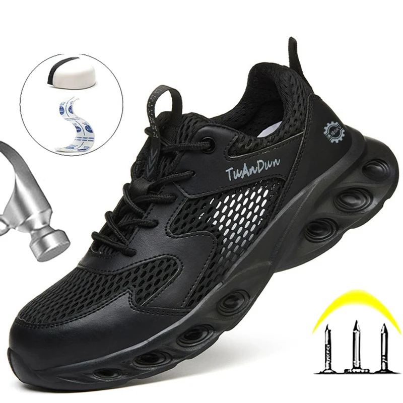 Breathable Mesh Work Safety Shoes Composite Toe Anti-Smash Work Shoes Anti-Puncture Protection Shoes Insulated 6kV Security shoe