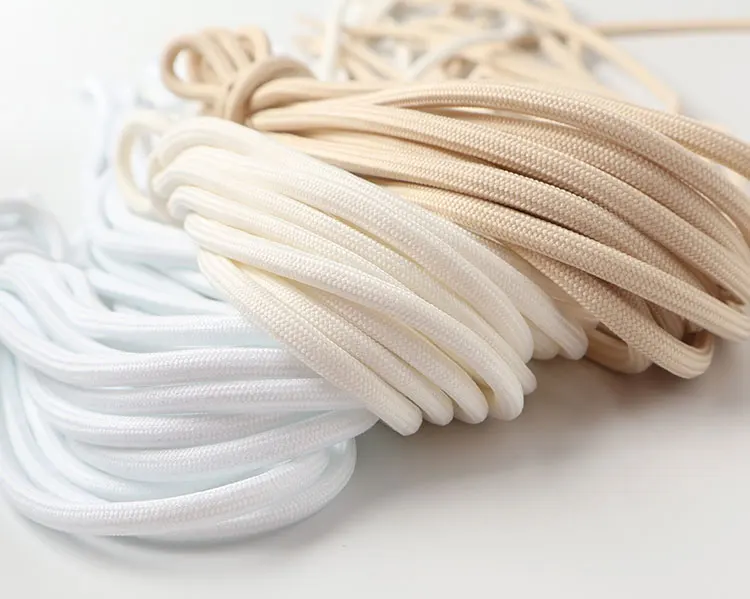 2025 Neue Runde Schnürsenkel für Y 350 & Stiefel 100-140cm Off-White - Schuhzubehör für Herren/Damen für Freizeitsneaker – Detail 11