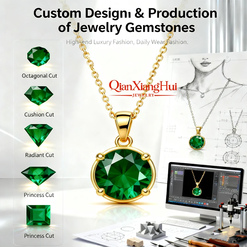 This Is the Customized Link Custom Pieces from Your Gem or Ours, in Sterling Silver, 14K or 18K Gold. Links