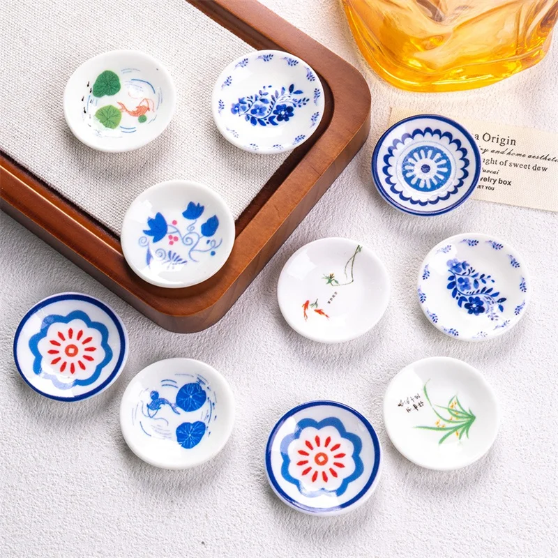 الجملة 50 قطعة/الوحدة لون الزهور نمط الأساسية الكرتون جولات طبق شكل الراتنج كابوشون الخرز قلادة مجوهرات ذاتية الصنع الإكسسوارات