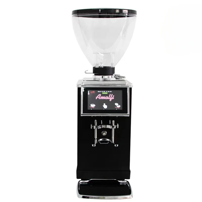 5.0 Screen Control Panel Automatic Commercial Burr Coffee Grinder Espresso with Tamper