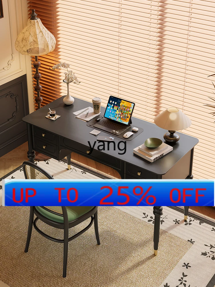 

Lmm Solid Wood Desk Household Student Adult Bookshelf Integrated with Hole Board Table Chair Computer Desk