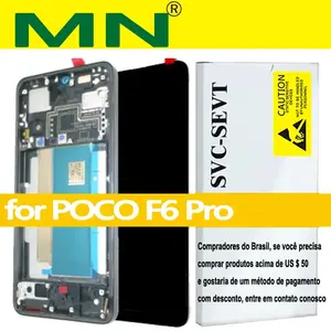 Bilashmart Original AMOLED 120Hz LCD Display Xiaomi POCO F6 Pro LCD Display LCD Screen Touch