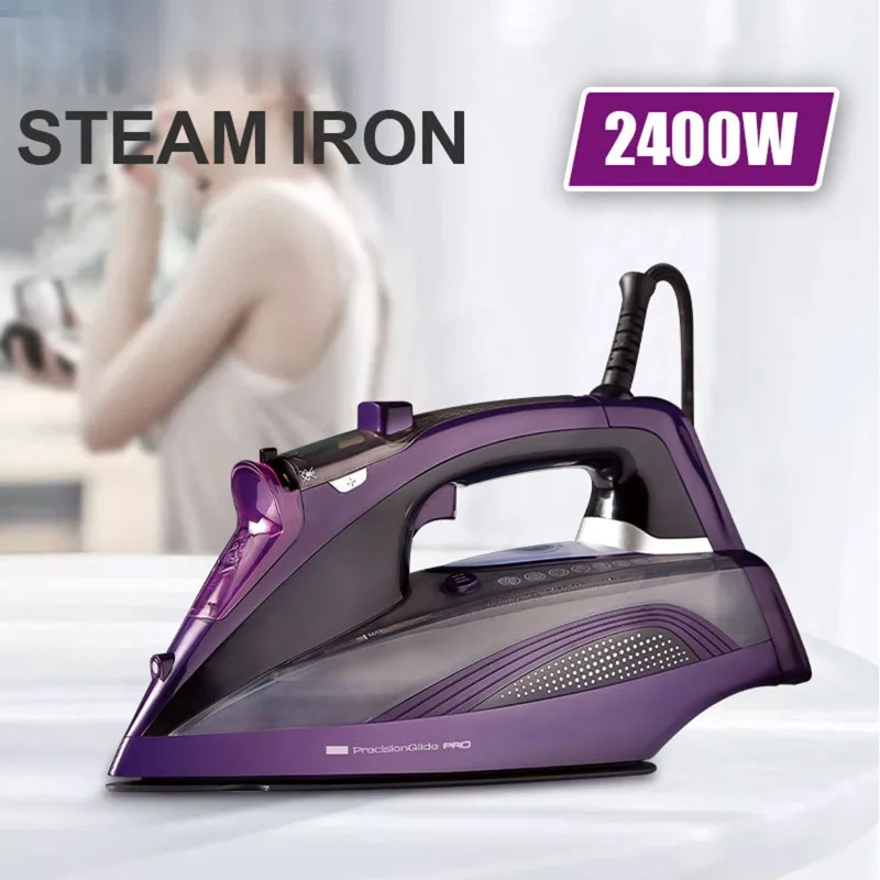 2400W Handheld Electric Irons, High-end Wired Steam Iron Adjustable Temperature,Dry Iron Machine for Travel Ironing Clothes