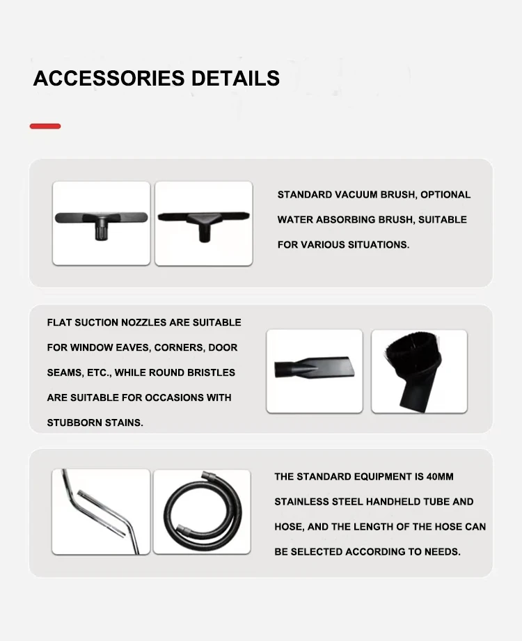

CleanHorse A2 Metal Warehouse Use Construction Site Vacuum Cleaner Industrial Vacuum Cleaner Wet Dry