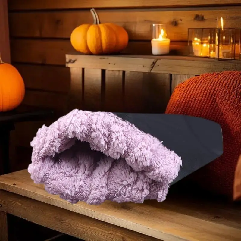 زوج من القفازات الساخنة لركوب الدراجات في الشتاء - جلد PU مقاوم للمطر والرياح، أغطية بمقبض سميك