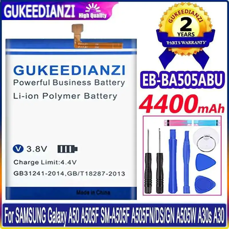

Mobile Phone Battery EB-BA505ABU 4400Mah For Samsung Galaxy A50 A505F SM-A505F A505FN DS GN A505W A30s A30