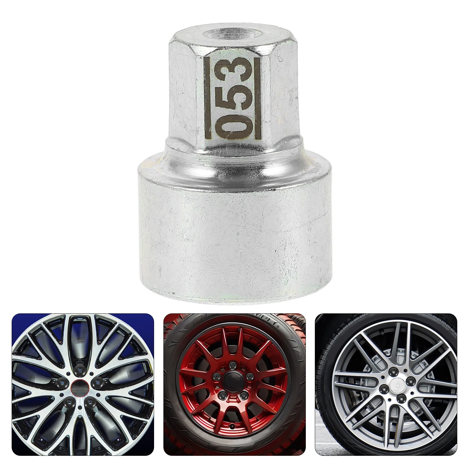 

Car Wheel Nut Lock Key Lug Nuts Durable Reliable Easy Storage Transportation Practical for DIY Enthusiasts Mechanics