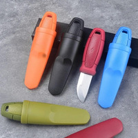 New MINI Camping Fixed Blade Knife with Sheath 14C28N Steel Portable Outdoor Pocket Knife Camping Survival Fishing Tool