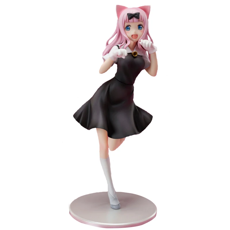 22CM Kaguya Sama Love is War Chika Fujiwara Anime Figure Shinomiya Kaguya Anime Action Figures PVC Static Adult Model Doll Toys