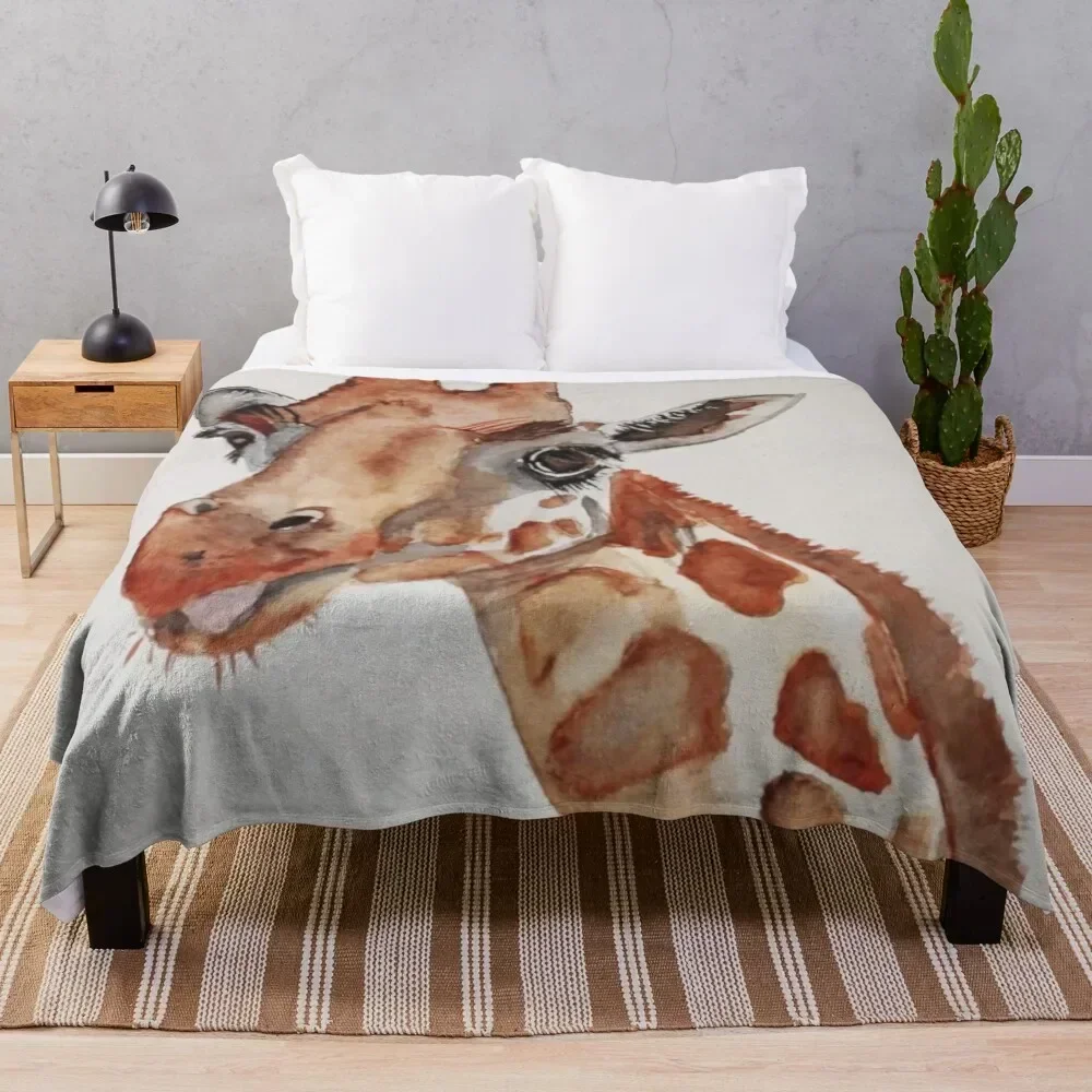 

Giraffe Throw Blanket Warm Comfortable Blanket Gift for Parents Friends