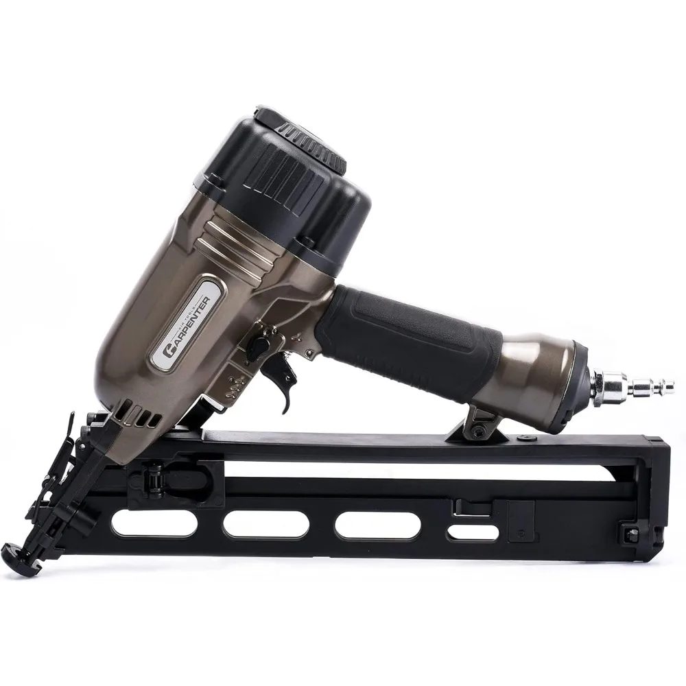 

Carpenter C1565 15 Gauge Finish Nailer | Pneumatic | 15 Gauge Nails from 1-1/4 Inch up to 2-1/2 Inch | 34 Degree Angle Finish Na