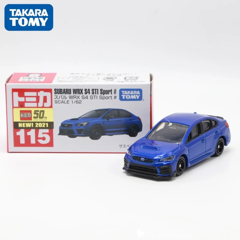 TOMY TOMICA 1:150 Number 7th Generation Subaru WRX S4 STI Sport Model Car Toy Non-Remote Control Collectible Vehicle