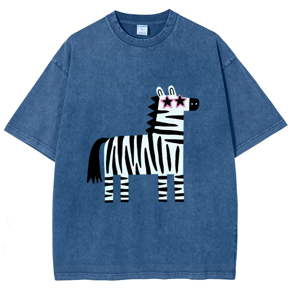 

Cool Funny Zebra T Shirt Unisex Tees Top Hip Hop Women Short Sleeve T-shirt Cotton Streetwear Harajuku Graphic Cotton T Shirt