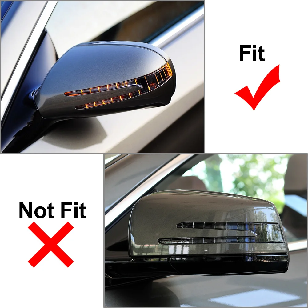 1 Pair For Mercedes Benz E-Coupe CLS CLC SL SLK Class Not For Cars with puddle light Car Turn Signal Light Side Mirror Indicator