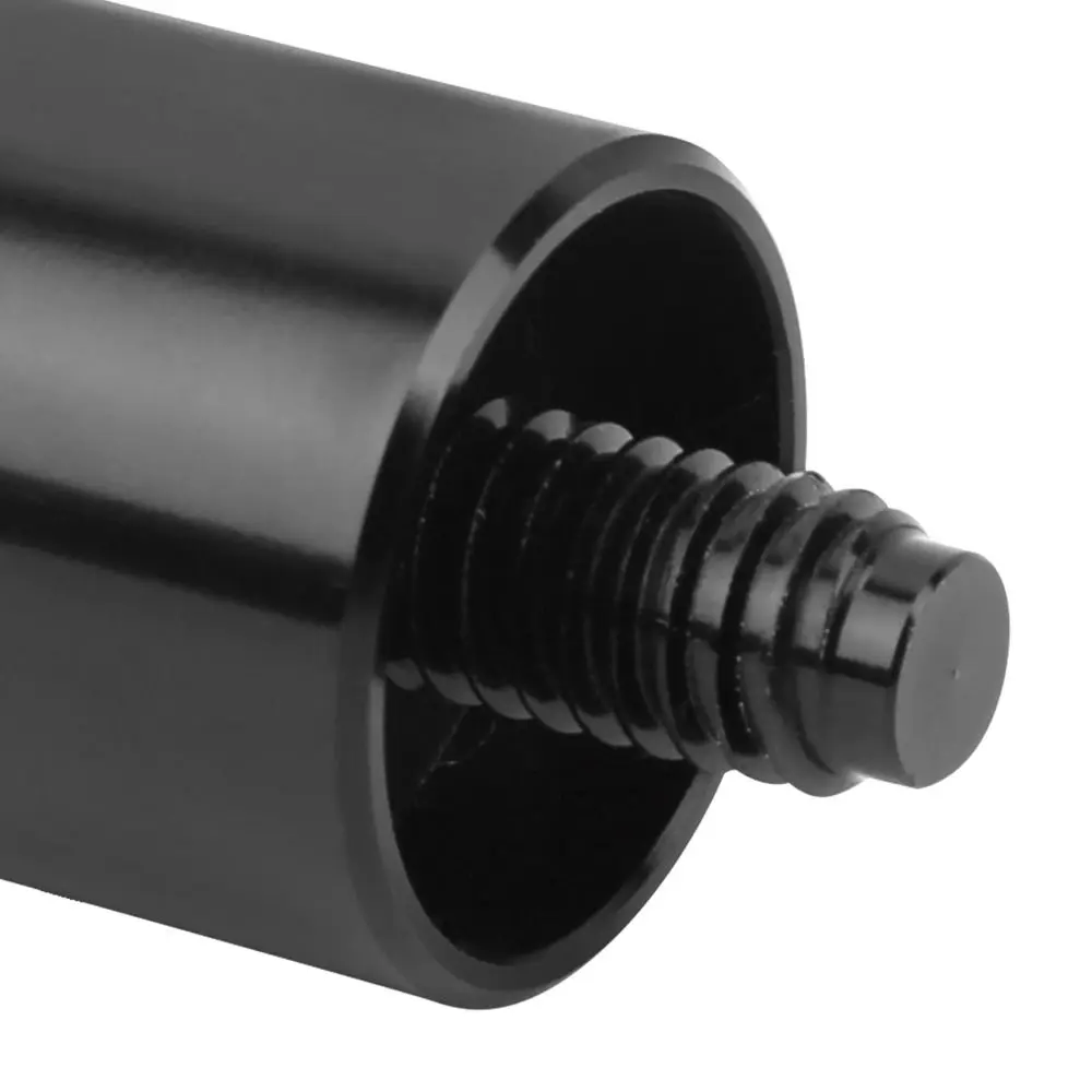 Billiard Accessories Aluminum Pool Extension Cue 5/16-18 Teeth Compact Middle Shaft Extender Pool Cue Extension Connect Shaft