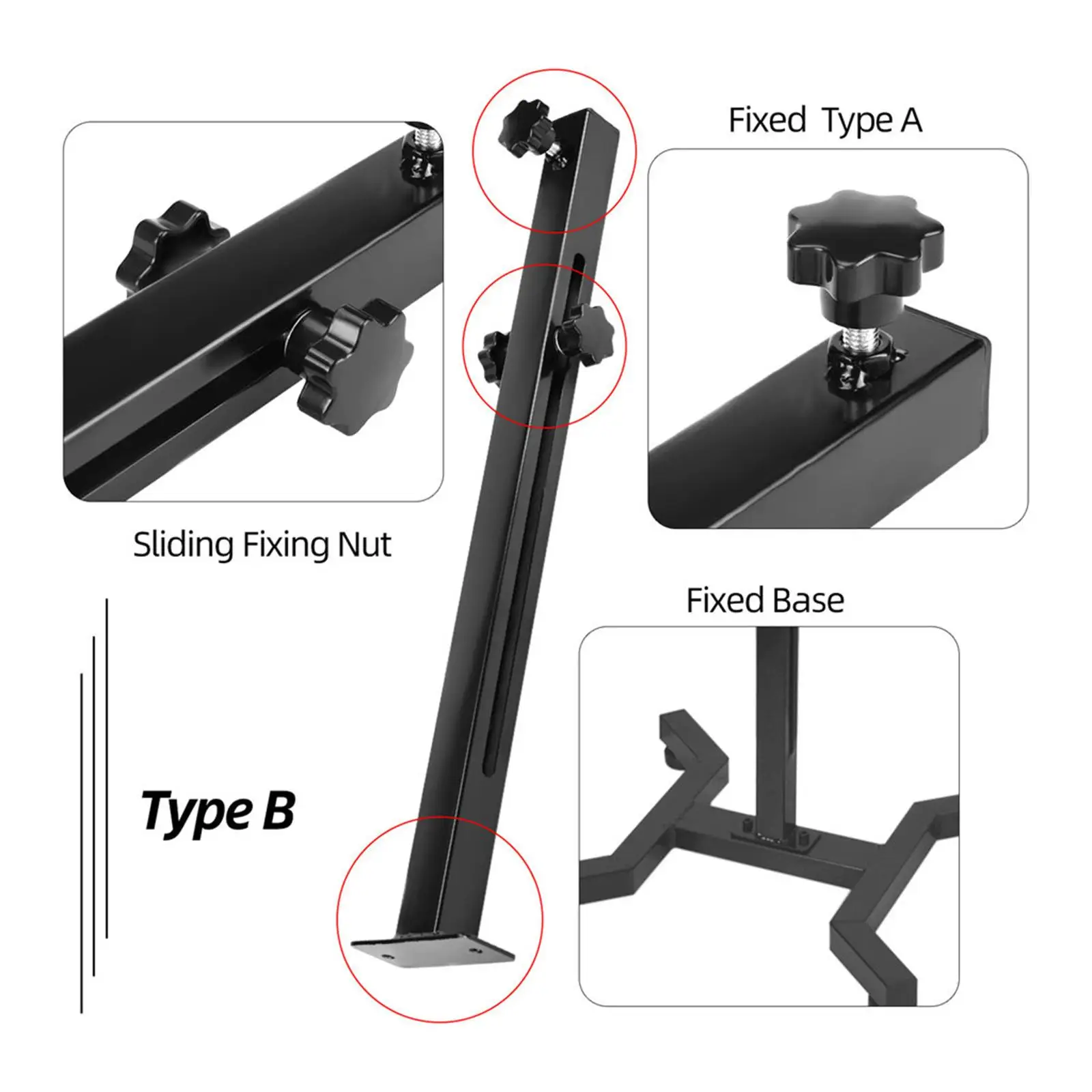 Professional Tattoo Armrest Arm Leg Rest Stand Adjustable Height Portable Tattoo