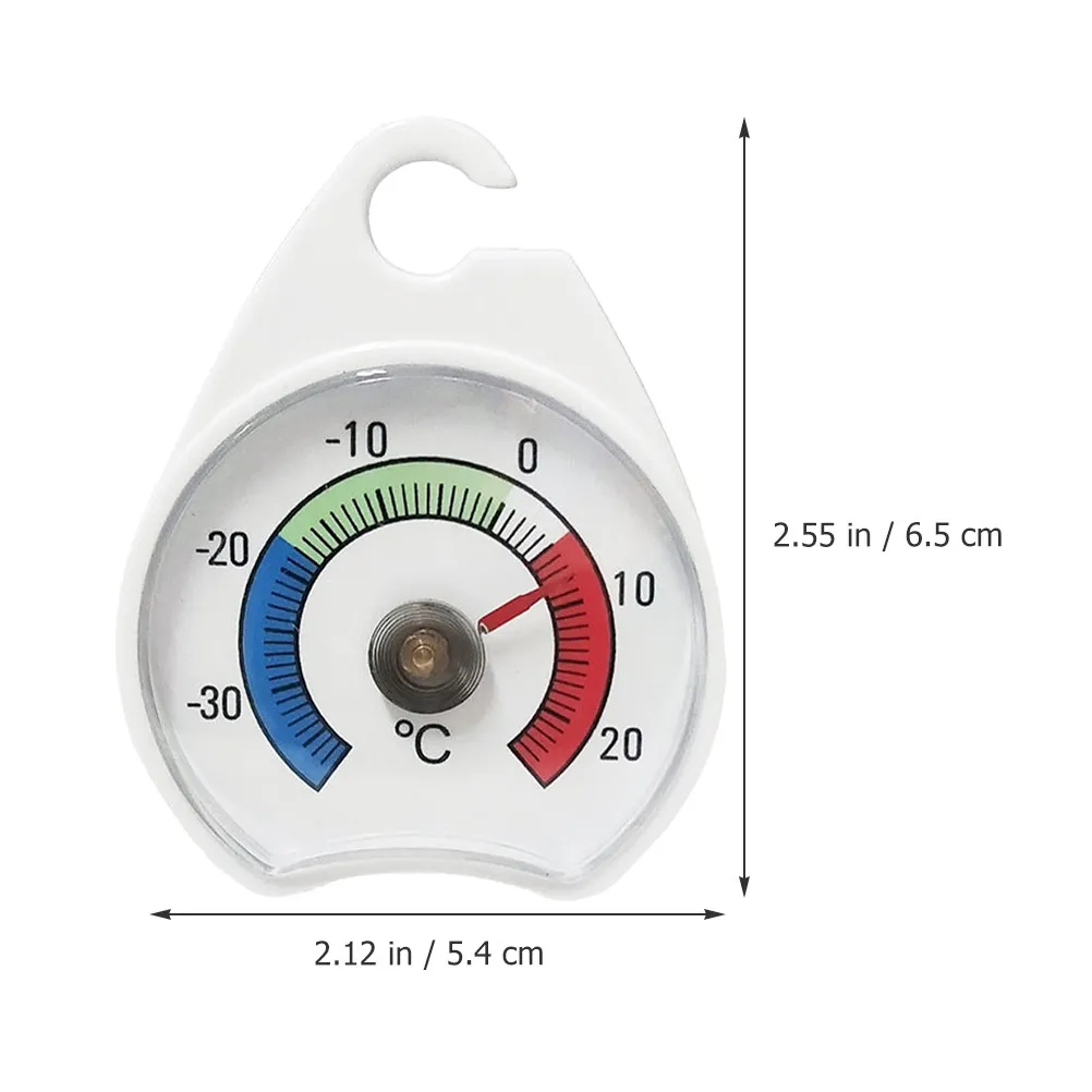 Professional Refrigerator Thermometer High Precision Plastic Fridge Temperature Gauge for Kitchen Freezer Cold Storage Accurate