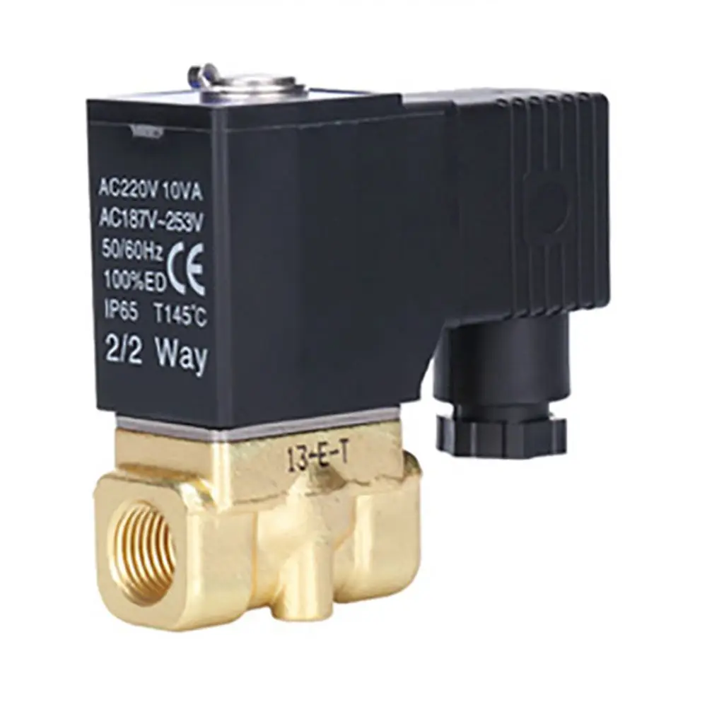 Solenoid Valve 24V 220V Solenoid Drain Valve Switch Valve Water 2W050-10 2W050-15