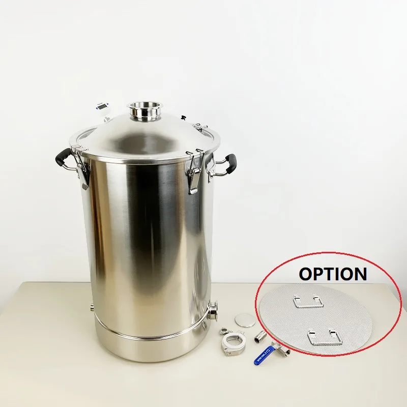 Damıtma Kazanı Damıtma Tankı için Yeni 55L (14.5GAL) Tankı, Homebrew Tankı, Damıtma Tankı Moonshine Paslanmaz Çelik 304