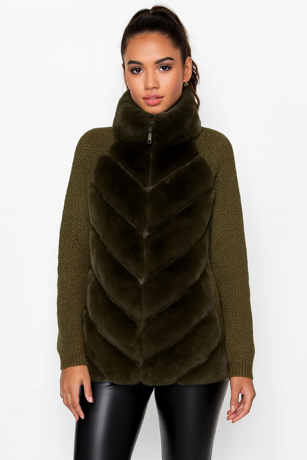 Black Friday Bestseller | Winter Rex Rabbit Fur Sweater Jacket | LAST STOCK • Lock Price | In Stock Select Sizes Only 250811