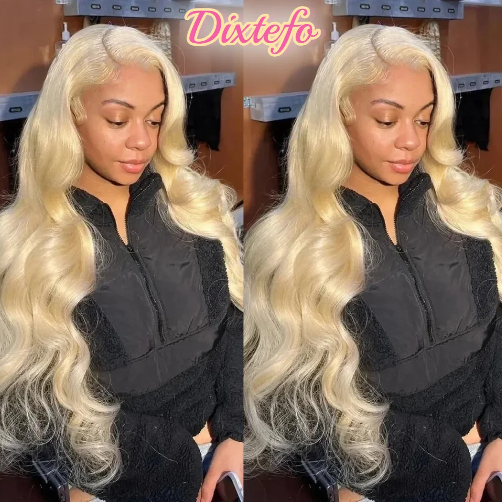 

Накладной парик из натуральных волос 613 Honey Blonde Body Wave, цветной, с HD-кружевной основой 13x6 и 13x4, плотность 200%, парик Body Wave