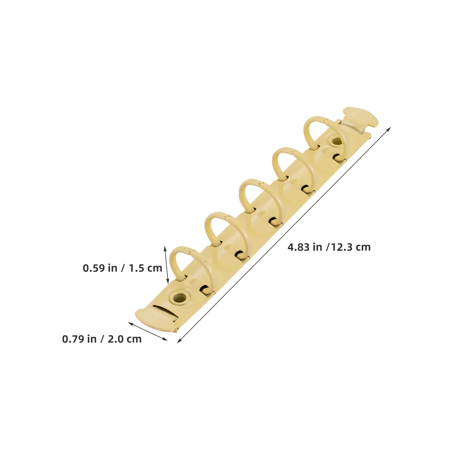 5 قطعة حلقات الموثق أوراق فضفاضة الملونة مشبك معدني مقاطع مقاومة للاهتراء كتاب خواتم DIY بها بنفسك دفتر البطاقات التعليمية