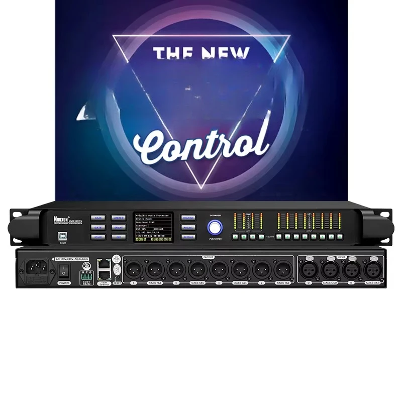 96K Sample Rate Dsp Audio Outdoor Speaker Broadcasting DSP Audio Speaker Management Digital Processor